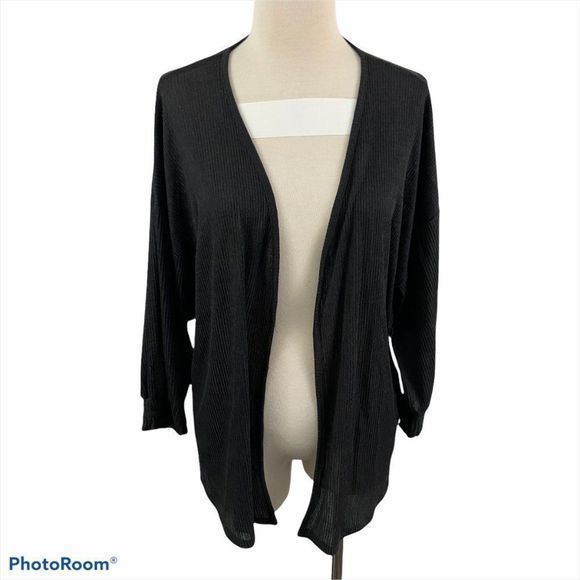 NWT ECLAIR Black Open Cardigan‎ (M) - Picture 9 of 9